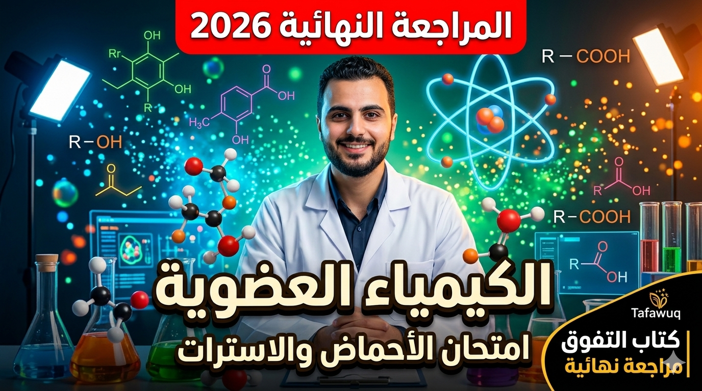 امتحان الأحماض والاسترات | الكيمياء العضوية | كتاب التفوق | المراجعة النهائية 2026